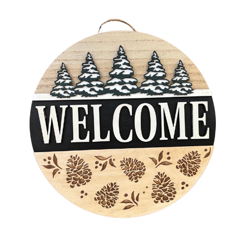 Front Door Welcome Sign