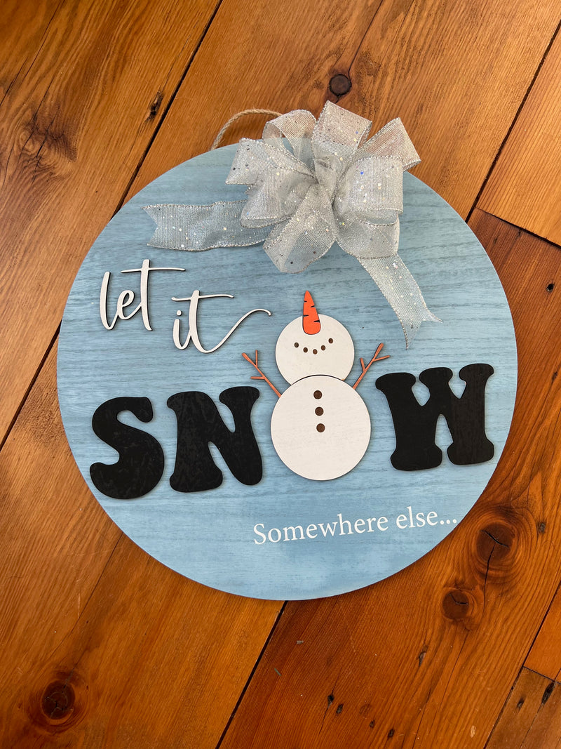 Front Door Welcome Sign