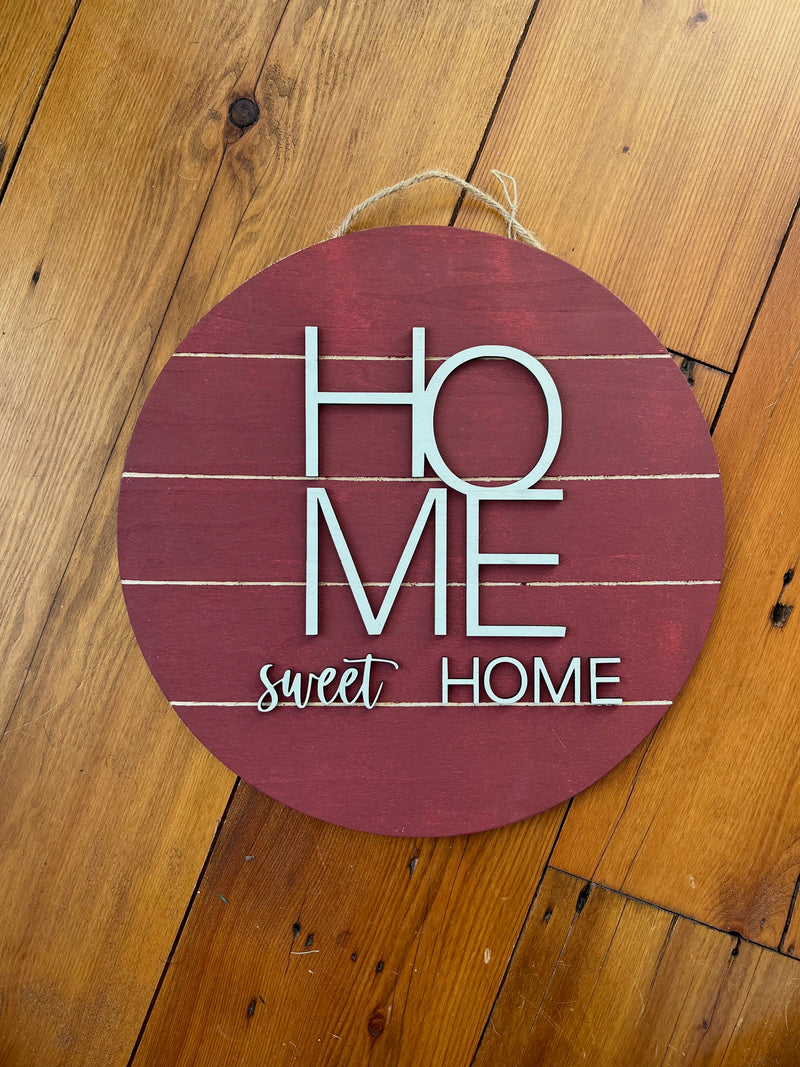 Front Door Welcome Sign