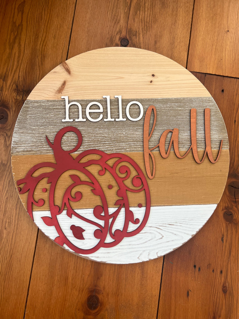 Front Door Welcome Sign