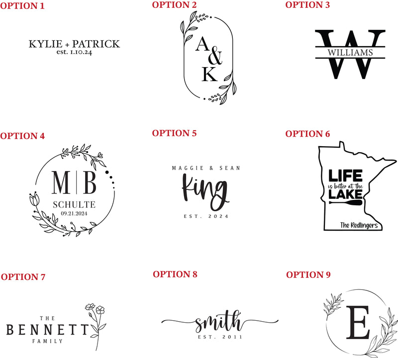 Personalized Cutting Board